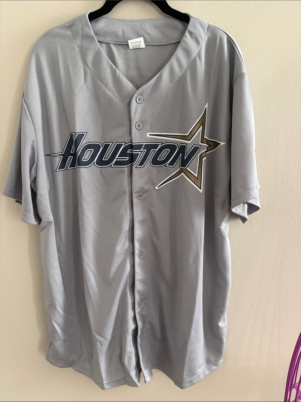 Houston Astros Kyle Tucker Grey Polyester Jersey - Adult XL